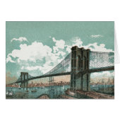 Brooklyn Bridge Greeting Card (Front Horizontal)