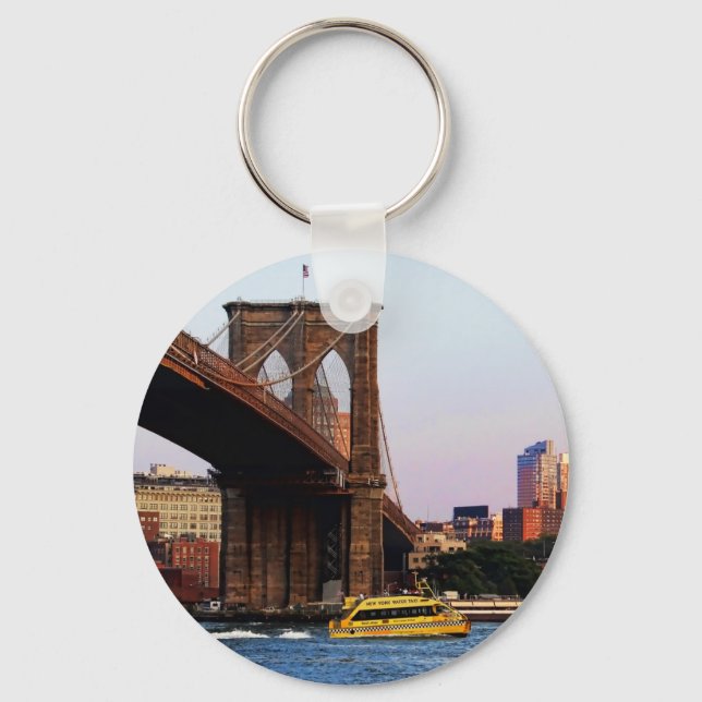 Brooklyn Bridge in NYC Original Photo Keychain (Front)