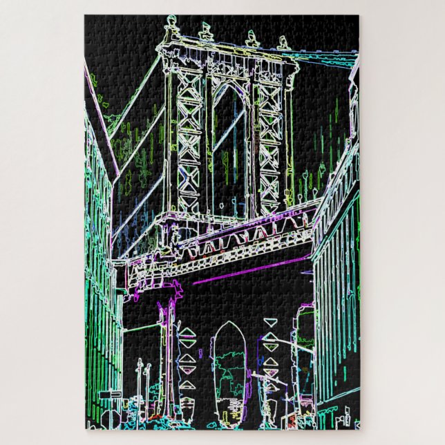 Brooklyn bridge jigsaw puzzle (Vertical)