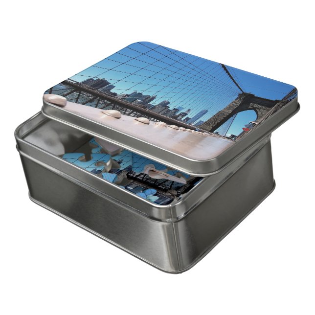 Brooklyn bridge jigsaw puzzle (Lid Open)