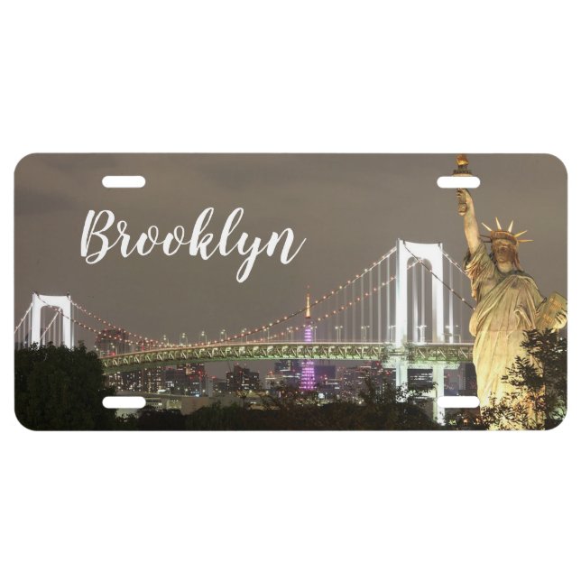 Brooklyn Bridge License Plate (Front)