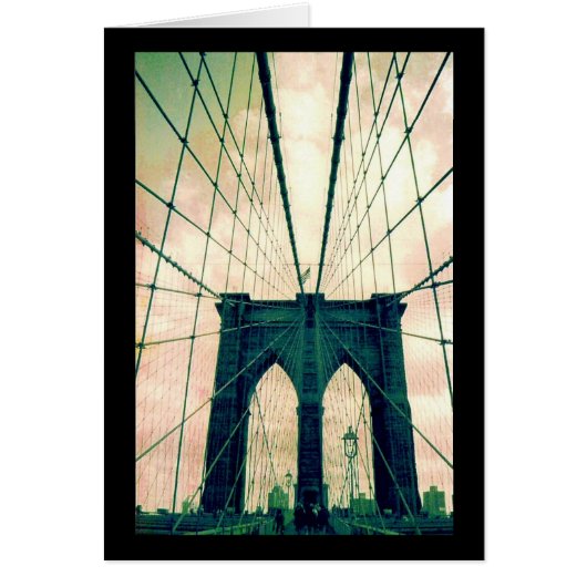 brooklyn bridge lines cards (Front)