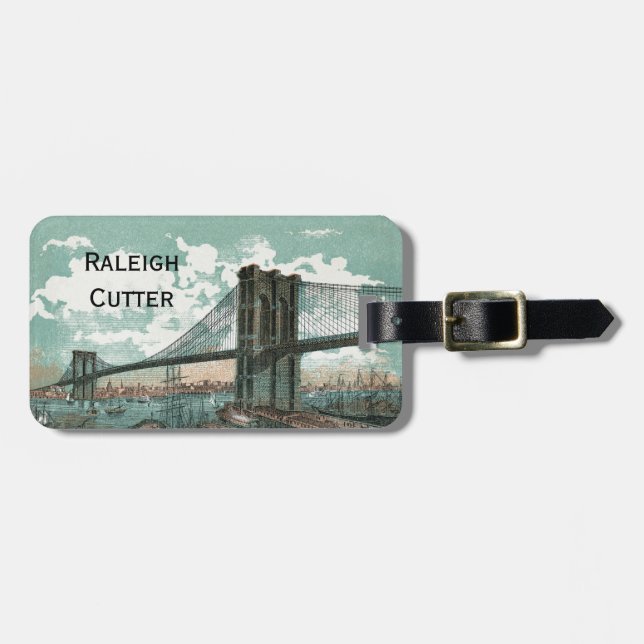Brooklyn Bridge Luggage Tag (Front Horizontal)