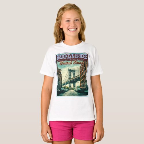 BROOKLYN BRIDGE _ MANHATTAN _ BROOKLYN _ NEW YORK T_Shirt