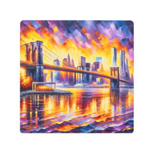 BROOKLYN BRIDGE METAL PRINT