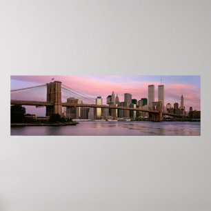 Brooklyn Bridge, Morning, 2000 Poster