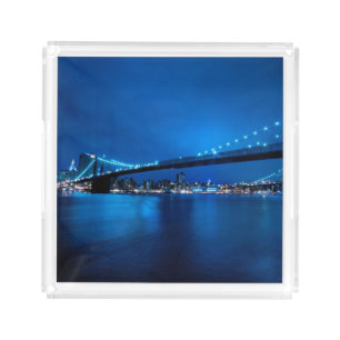 Brooklyn Bridge, New York Acrylic Tray