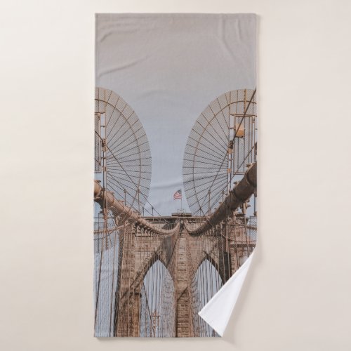 BROOKLYN BRIDGE NEW YORK BATH TOWEL