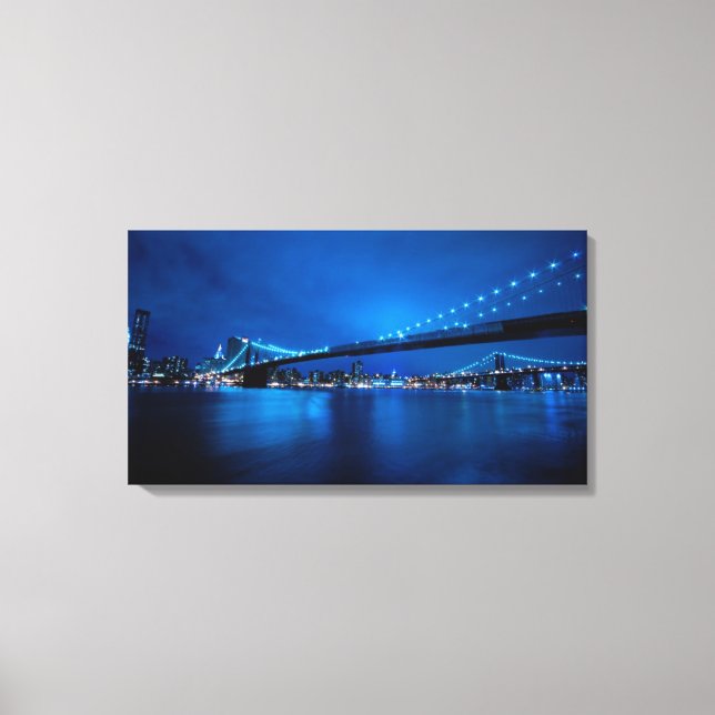 Brooklyn Bridge, New York Canvas Print (Front)