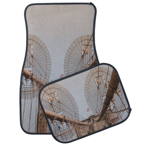 BROOKLYN BRIDGE NEW YORK CAR FLOOR MAT