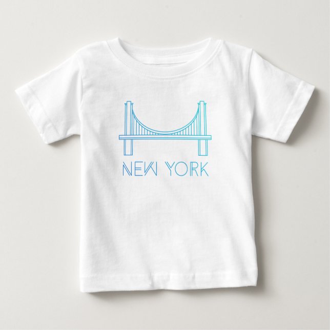 Brooklyn Bridge | New York City Baby T-Shirt (Front)