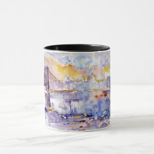 Brooklyn Bridge (New York City) (by John Marin) Mug