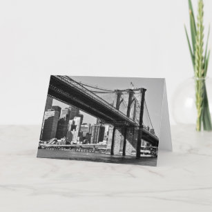 Brooklyn Bridge New York City Card