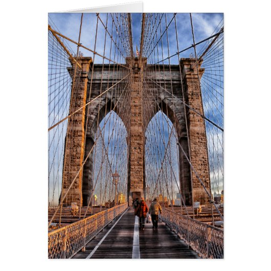 Brooklyn Bridge New York City Cards (Front)