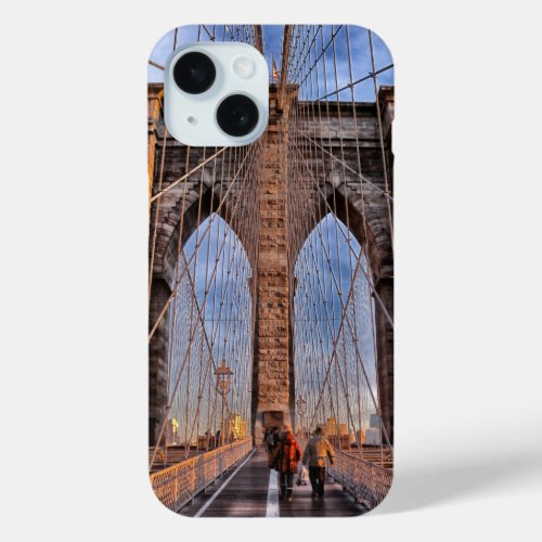Brooklyn Bridge New York City iPhone 15 Case