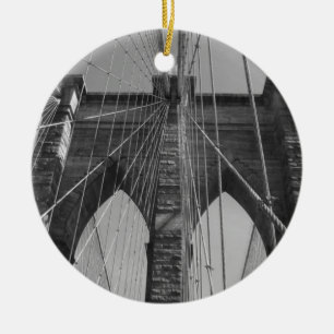 Brooklyn Bridge New York City Ceramic Ornament
