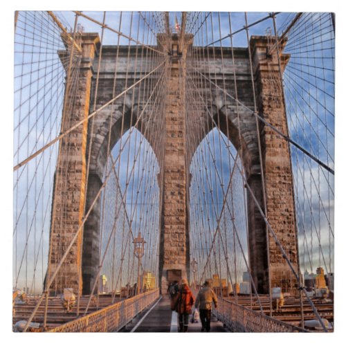 Brooklyn Bridge New York City Ceramic Tile