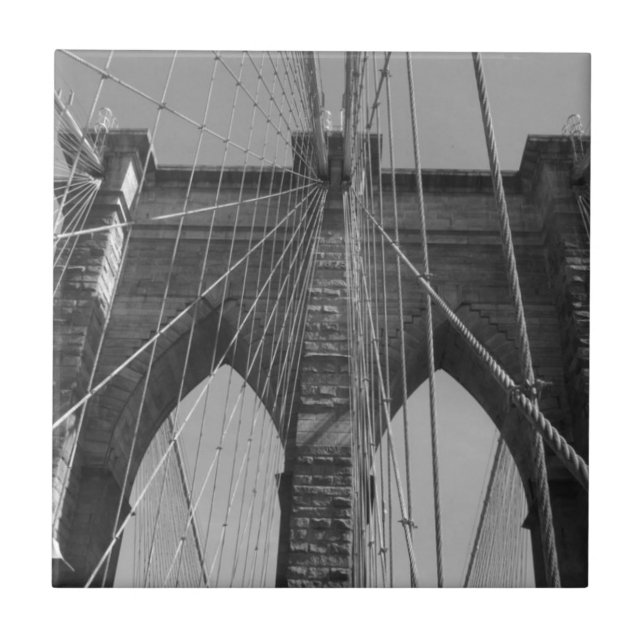 Brooklyn Bridge New York City Ceramic Tile (Front)