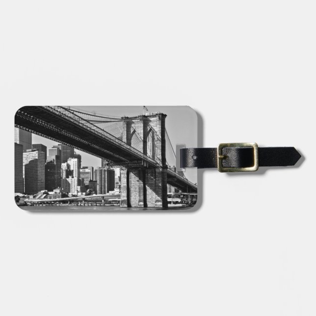 Brooklyn Bridge New York City Luggage Tag (Front Horizontal)