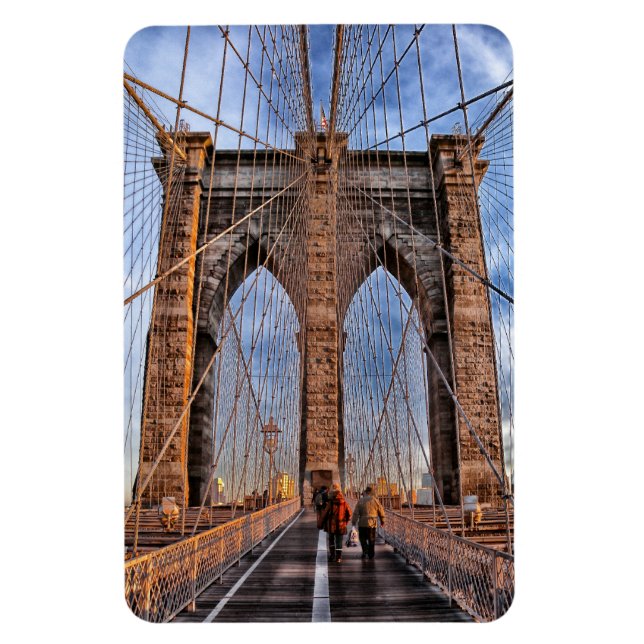 Brooklyn Bridge New York City Magnet (Vertical)
