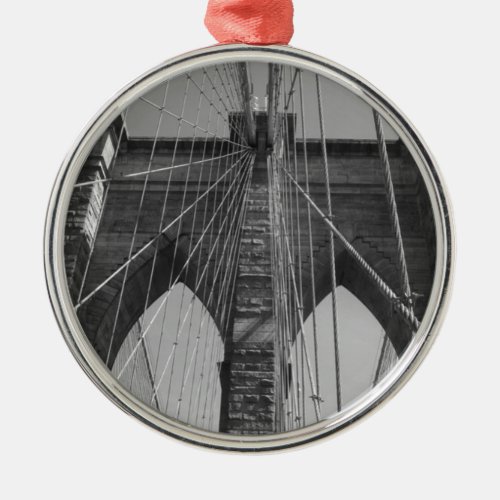 Brooklyn Bridge New York City Metal Ornament