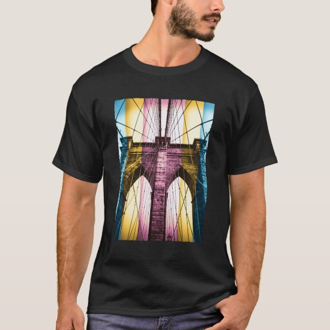 Brooklyn Bridge - New York City - NYC T-Shirt (Front)
