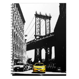 Brooklyn Bridge New York City Pop Art Nyc Trendy Notebook