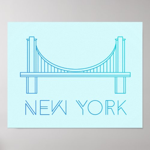 Brooklyn Bridge  New York City Poster