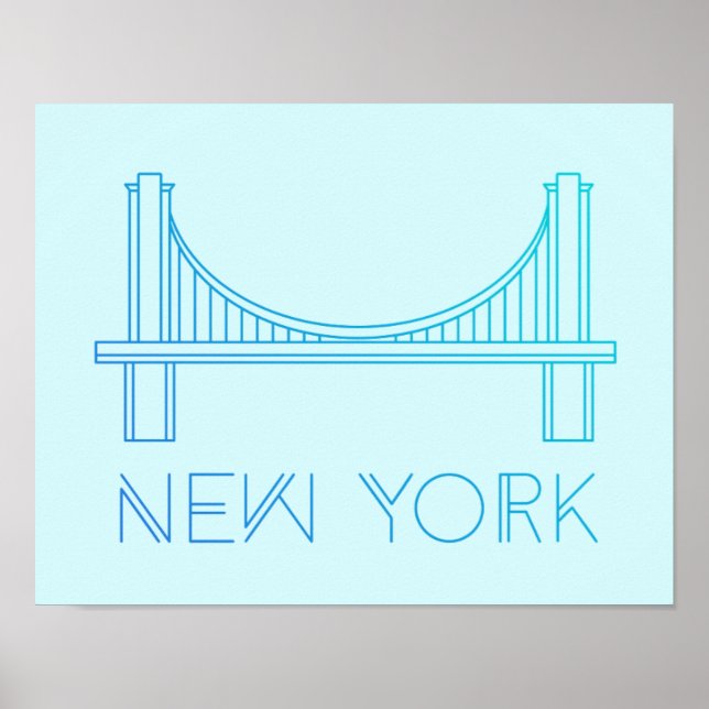 Brooklyn Bridge | New York City Poster (Front)