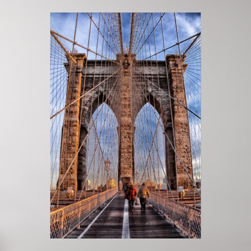 Brooklyn Bridge New York City Poster