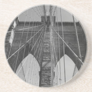 Brooklyn Bridge New York City Sandstone Coaster