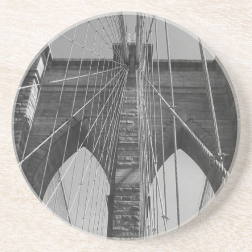 Brooklyn Bridge New York City Sandstone Coaster