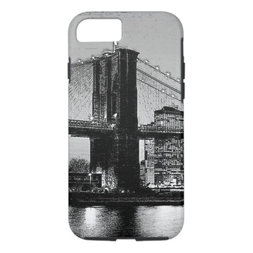 Brooklyn Bridge New York City Tough iPhone 7 Case
