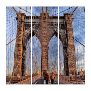 Brooklyn Bridge New York City Triptych