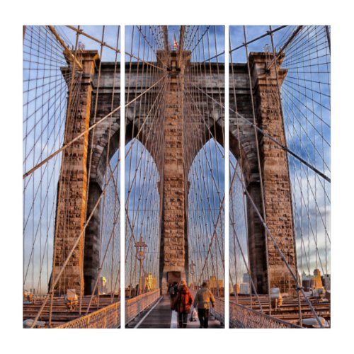 Brooklyn Bridge New York City Triptych
