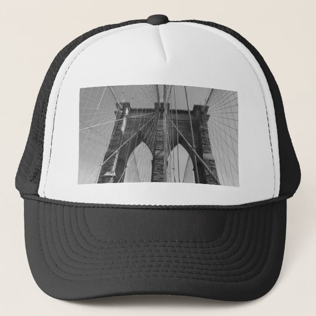 Brooklyn Bridge New York City Trucker Hat (Front)