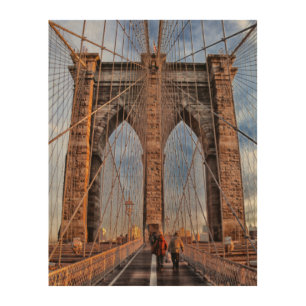 Brooklyn Bridge New York City Wood Wall Art