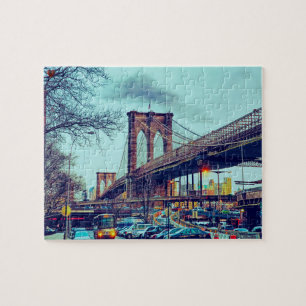 Brooklyn Bridge New York. Jigsaw Puzzle