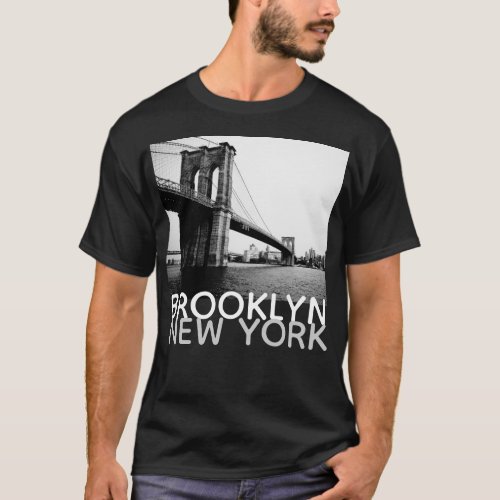 Brooklyn Bridge New York mens T_Shirt
