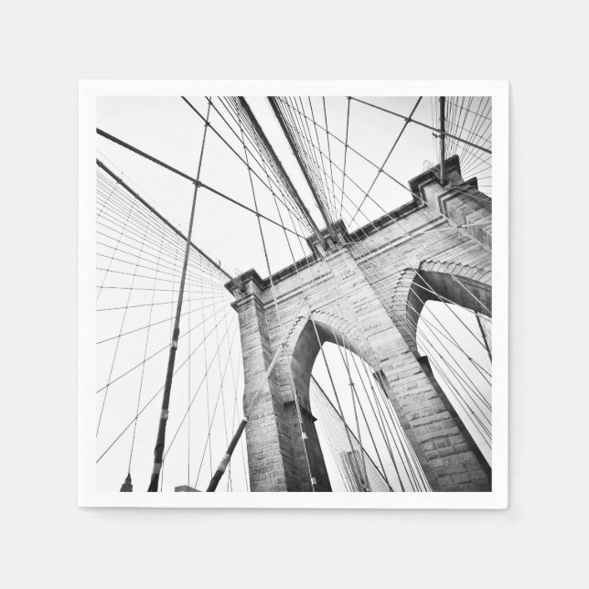 Brooklyn Bridge, New York Napkins (Front)