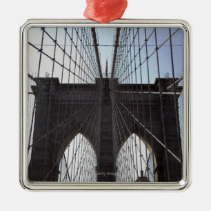 Brooklyn Bridge, New York, NY, USA 2 Metal Ornament