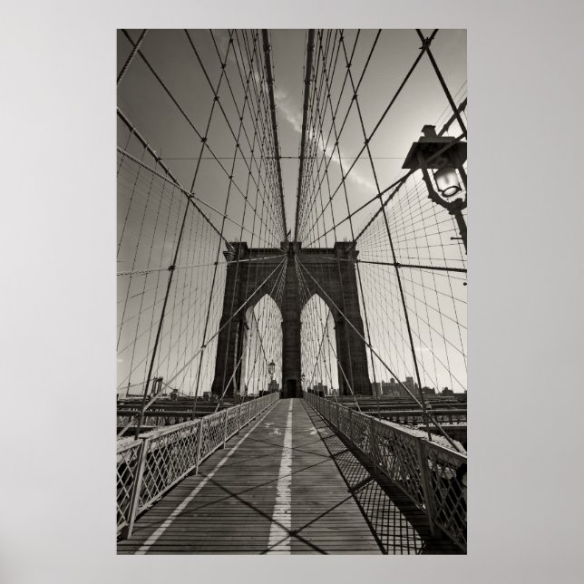 brooklyn bridge new york poster (Front)