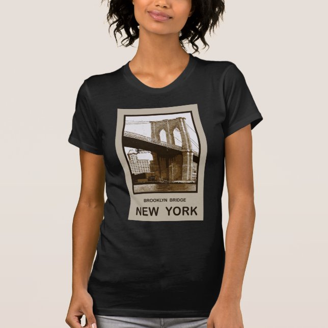 Brooklyn Bridge New York T-Shirt (Front)