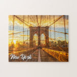 Brooklyn Bridge, New York, United States Jigsaw Puzzle