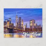 Brooklyn Bridge, New York, United States Postcard
