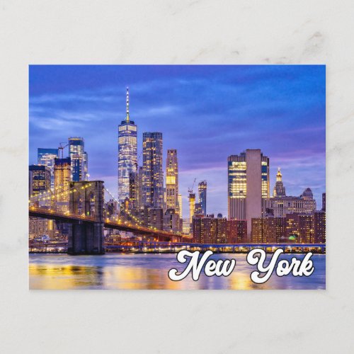 Brooklyn Bridge New York United States Postcard