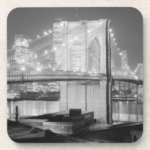 Brooklyn Bridge New York USA Beverage Coaster