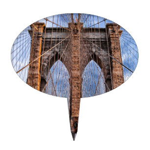 Brooklyn Bridge New York USA Cake Topper