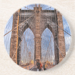 Brooklyn Bridge New York USA Drink Coaster