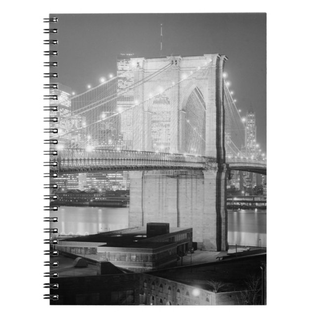Brooklyn Bridge New York USA Notebook (Front)